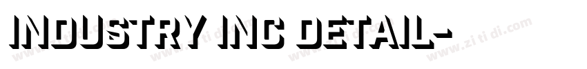 industry inc detail字体转换